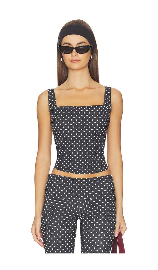 miaou luna top in black.