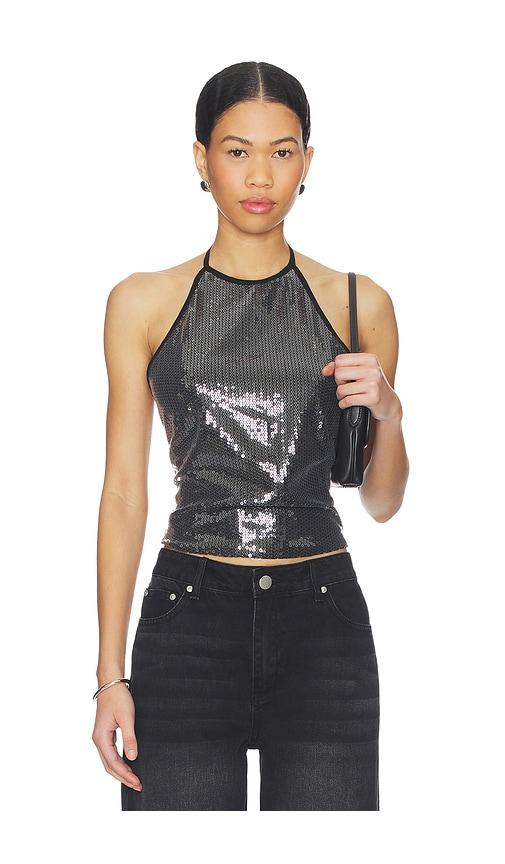 miaou natalia top in black.