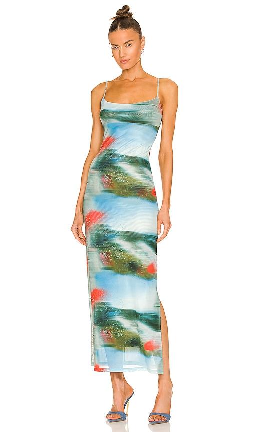 miaou thais dress in abstract.