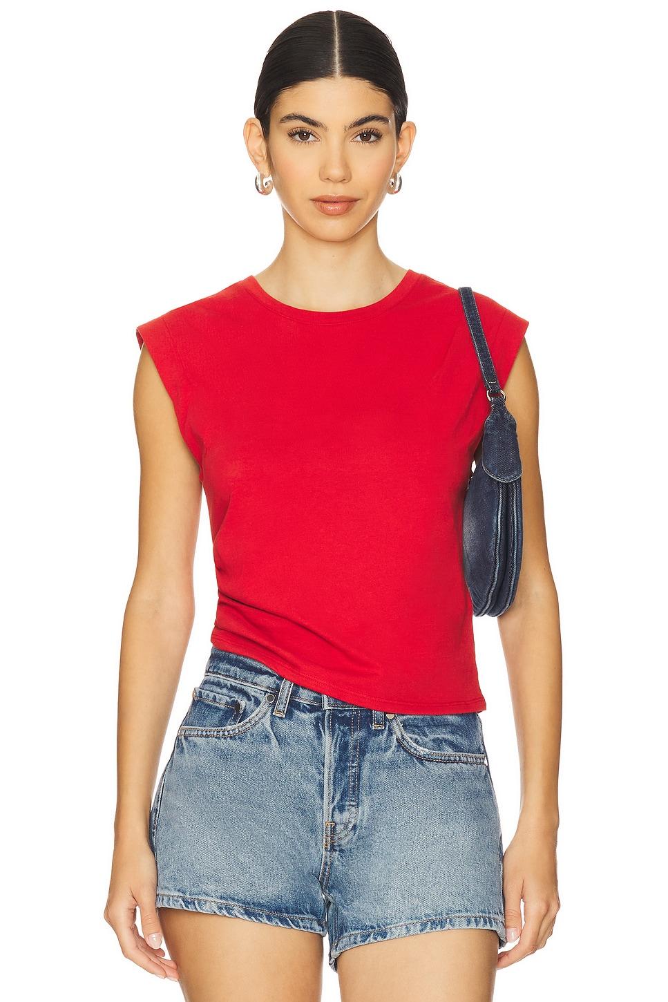 mica cropped tank top