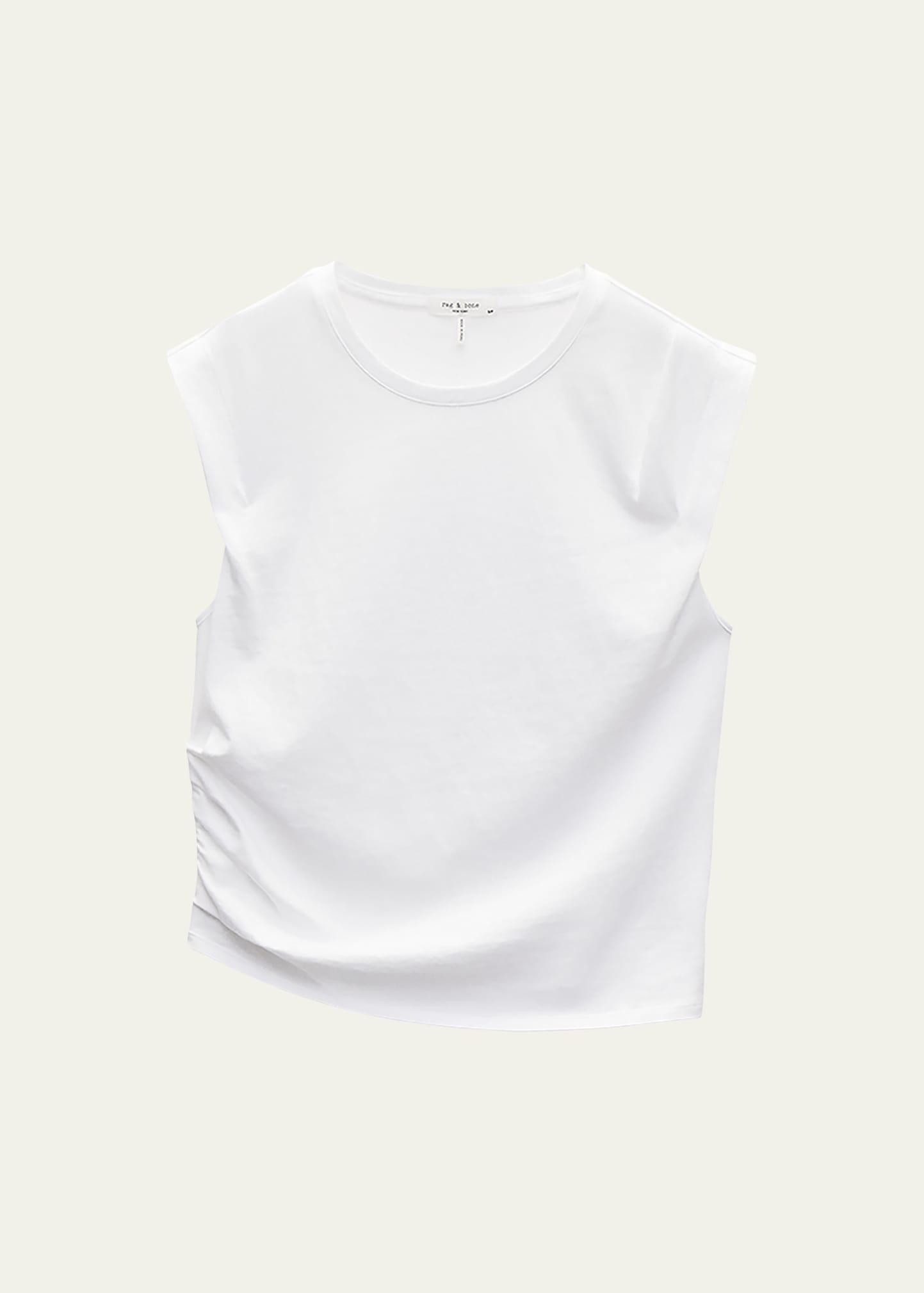 mica cropped tank top