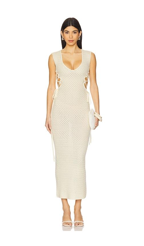 michael costello x revolve kyle maxi dress in ivory.