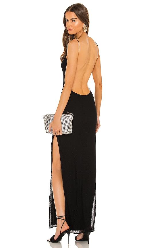 michael costello x revolve nolan maxi dress in black.