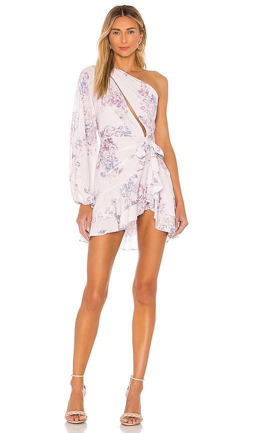 michael costello x revolve sunny mini dress in lavender.
