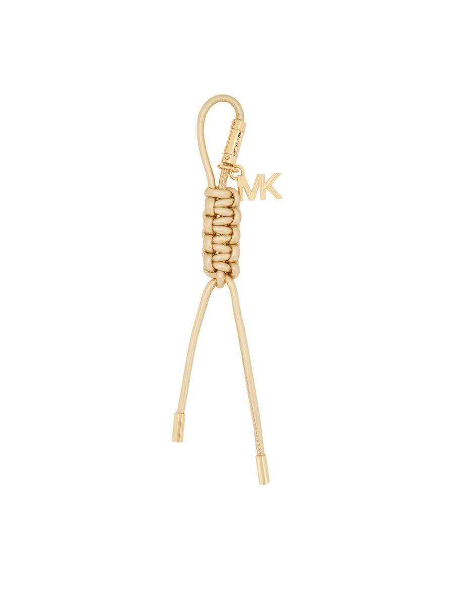 michael kors bag charm with logo
