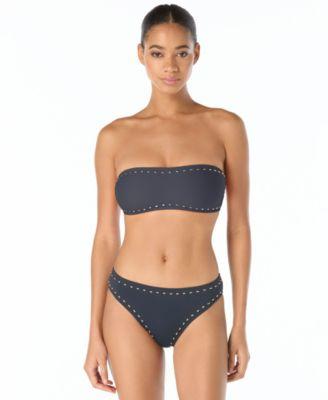michael kors bandeau top high leg bottoms