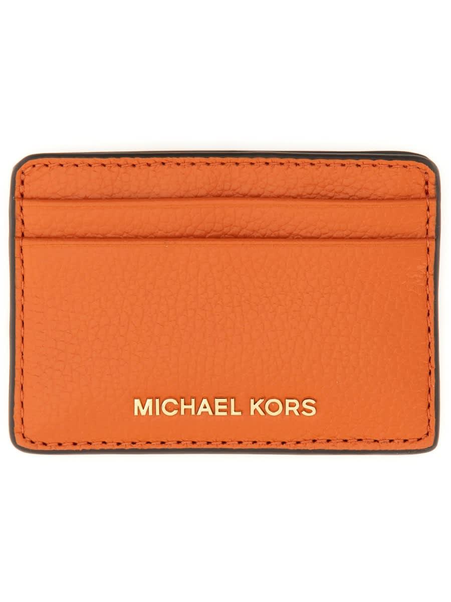 michael kors card holder with logo