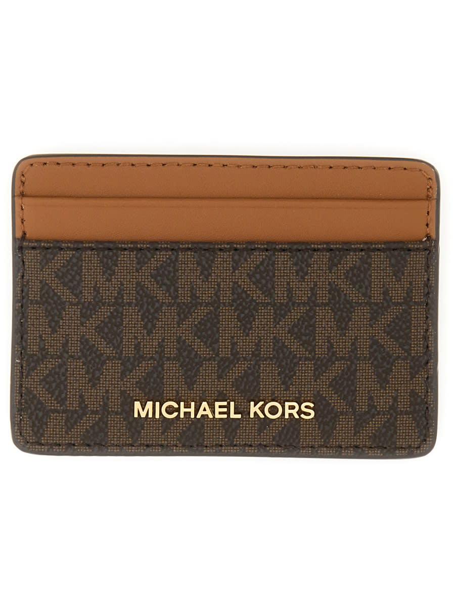 michael kors card holder with logo