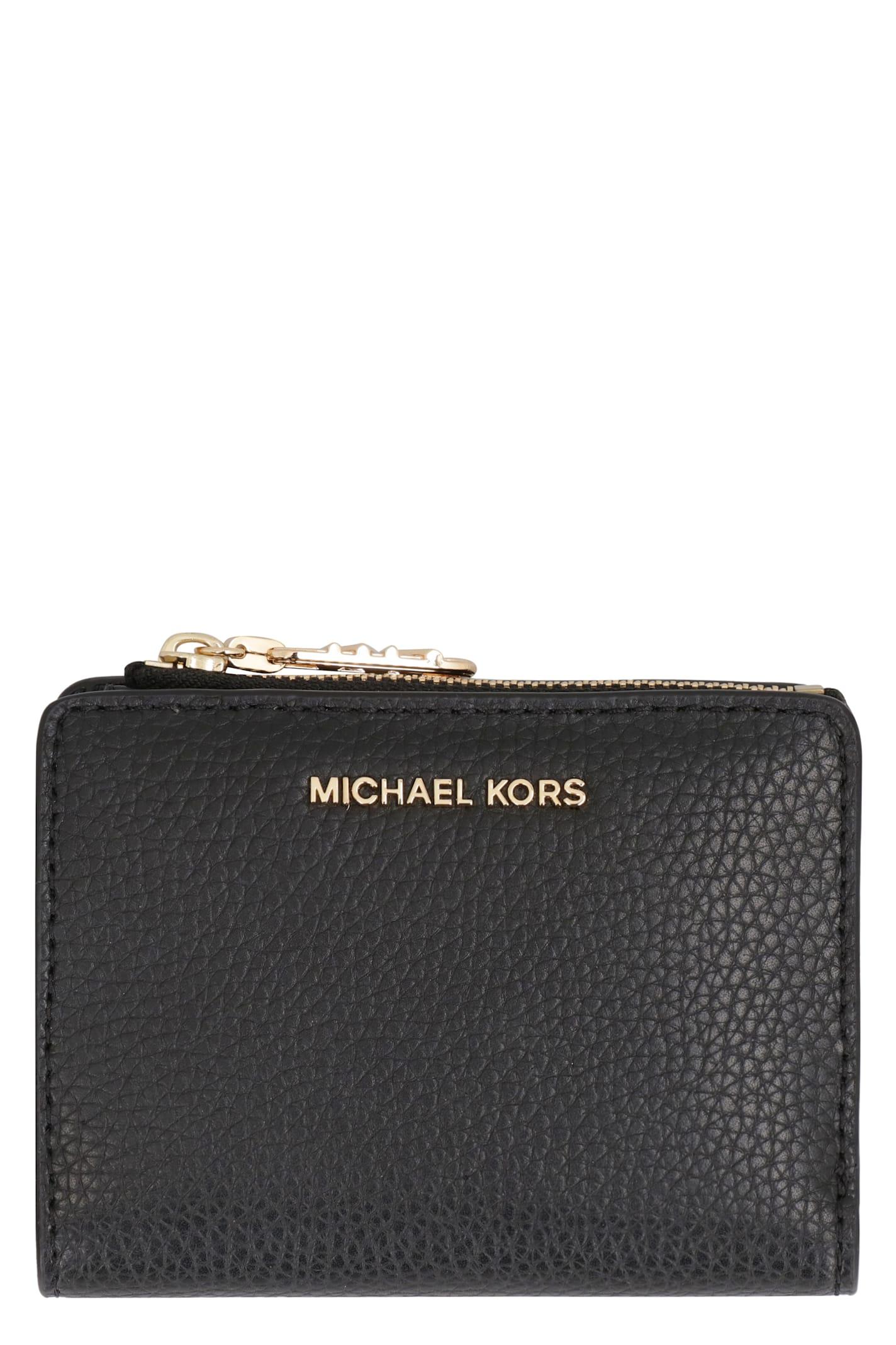 michael kors collection empire small leather flap-over wallet