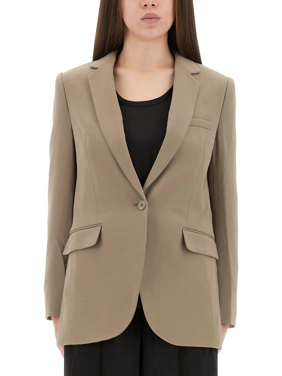michael kors crepe blazer
