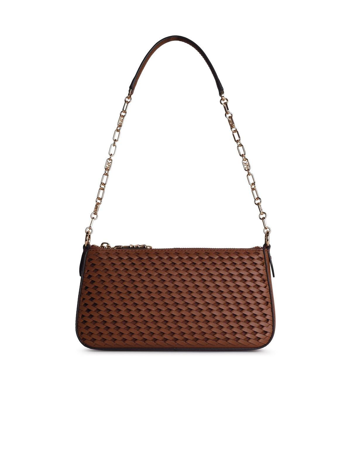 michael kors empire medium woven chainlink pochette