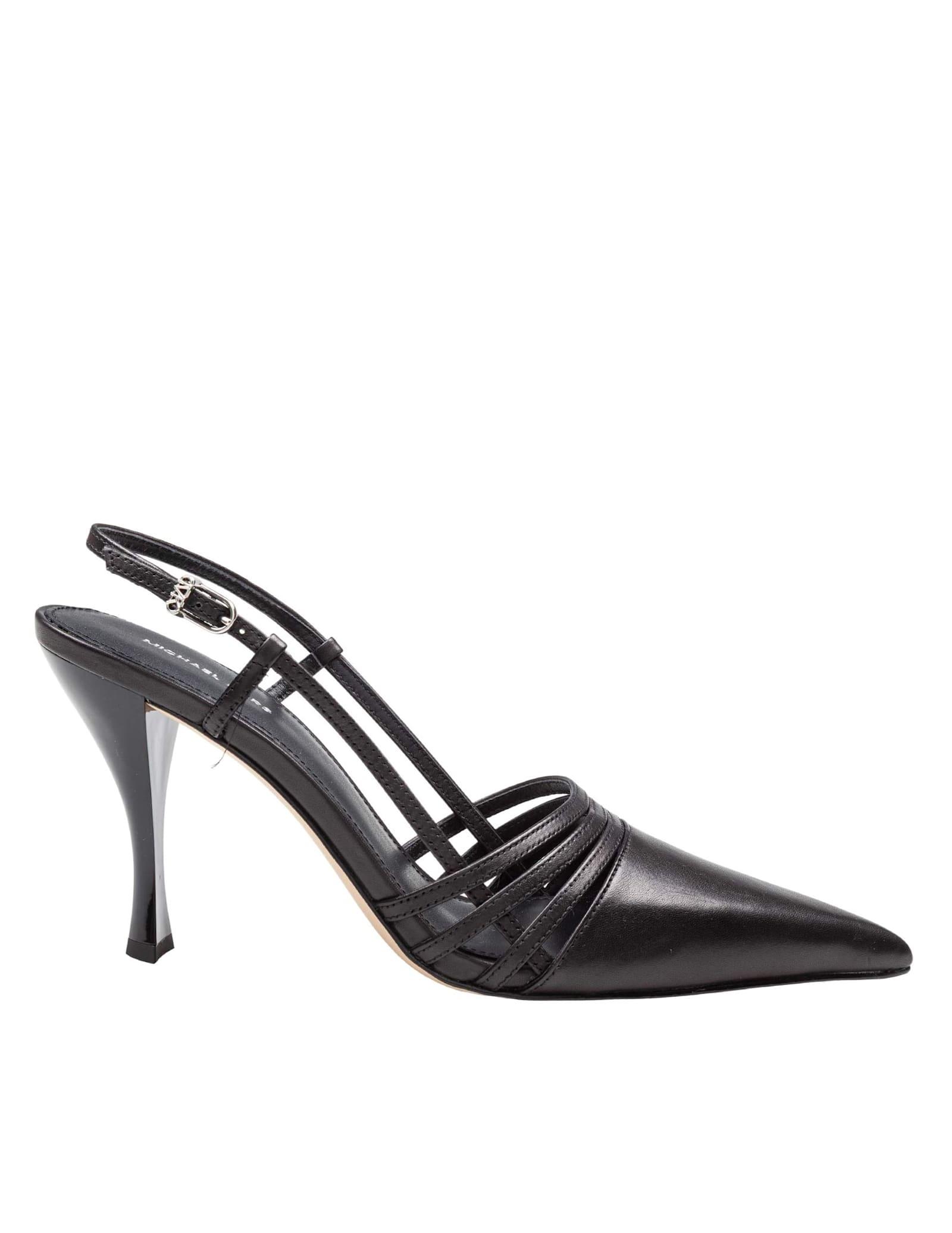 michael kors haisley sling pump pumps in black leather