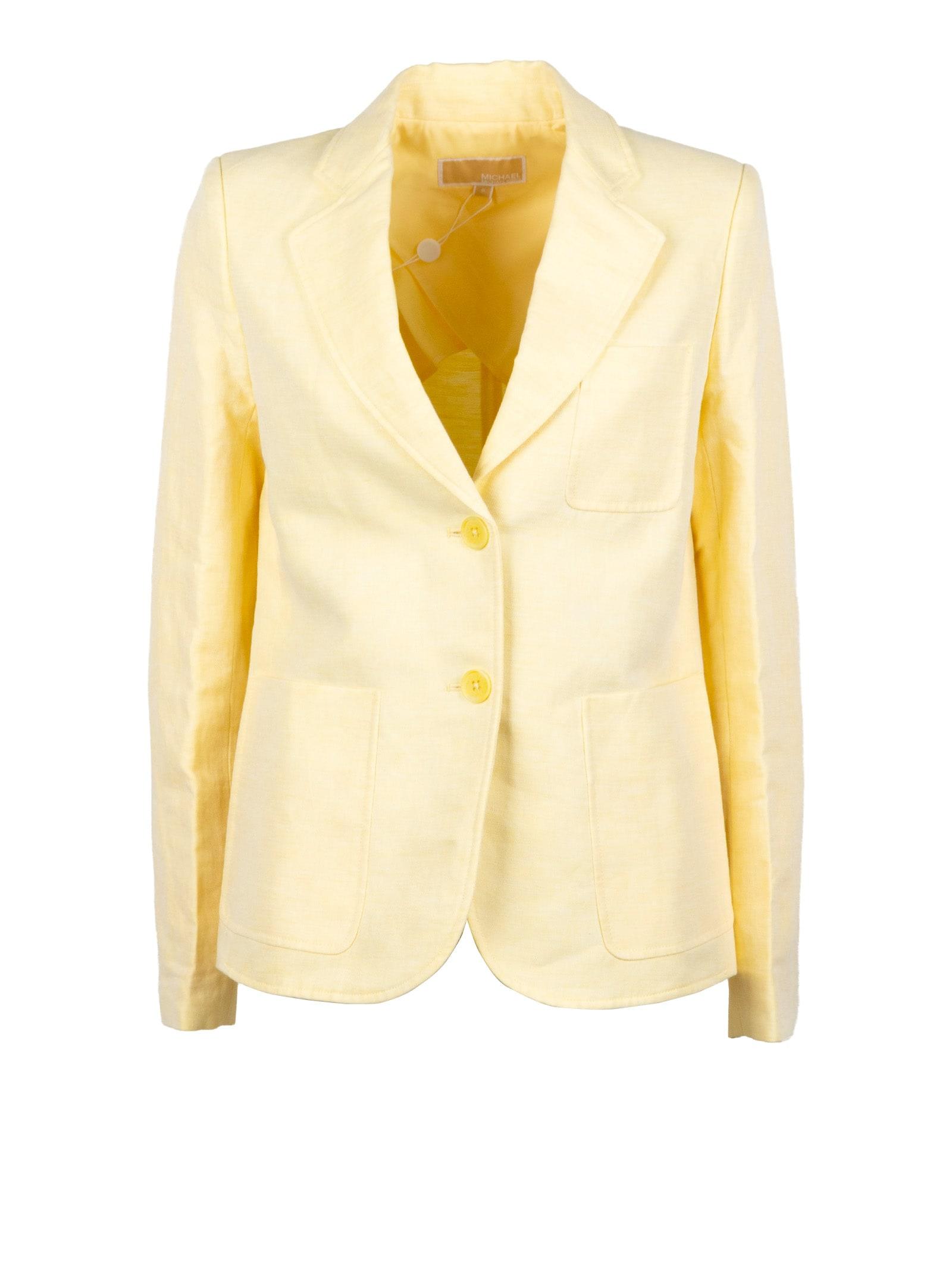 michael kors jackets yellow
