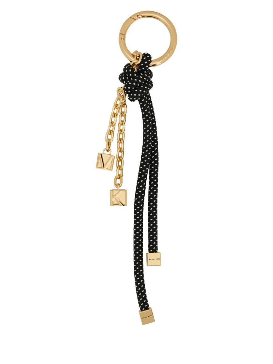 michael kors keychain charm with logo