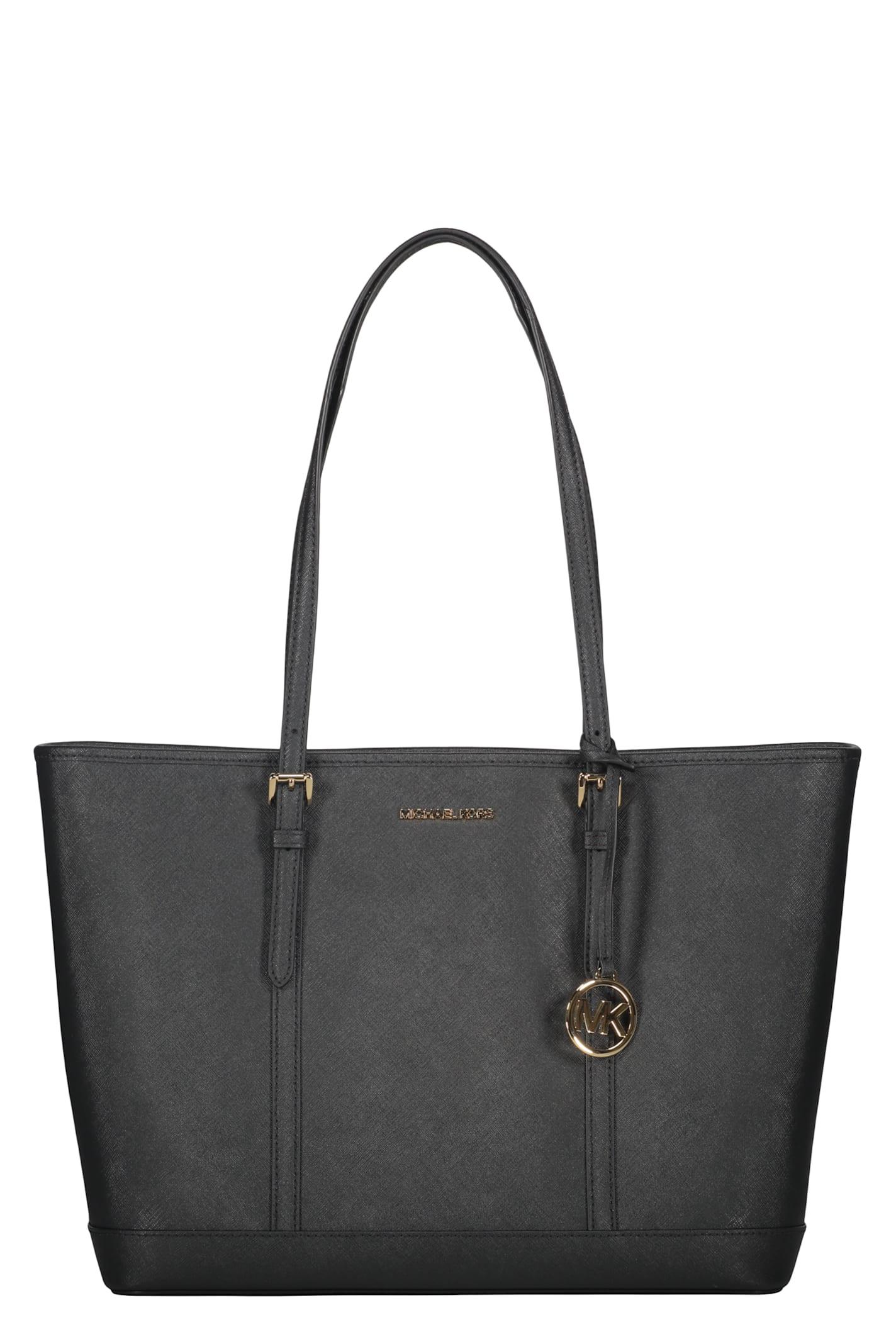 michael kors leather tote