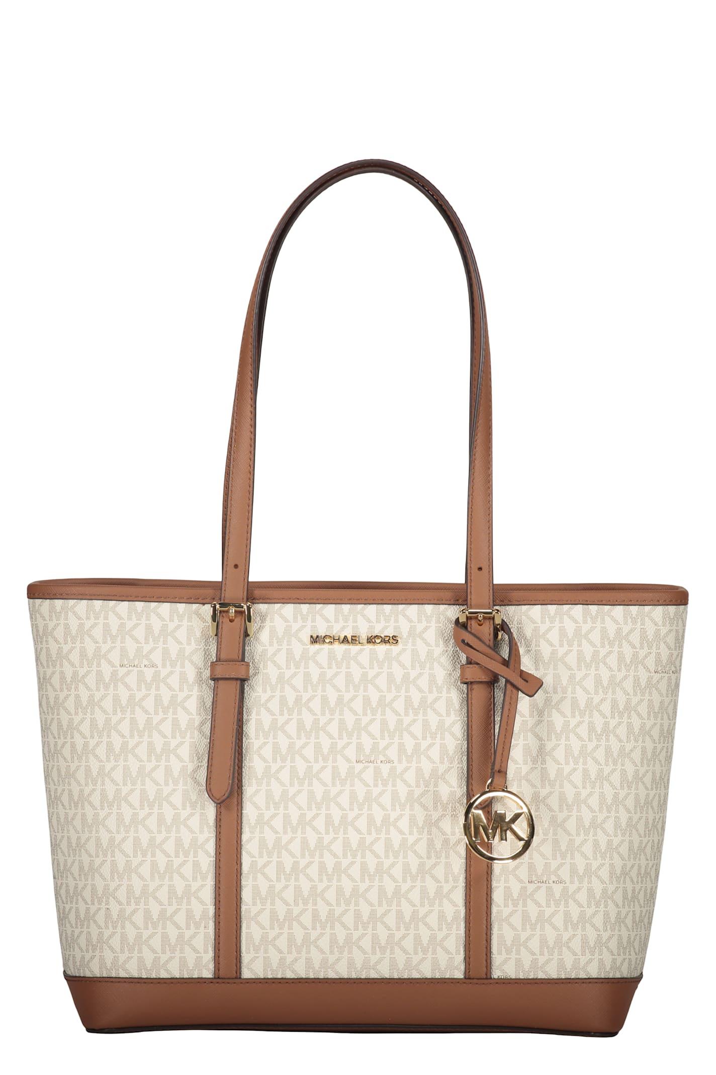 michael kors logo detail tote bag