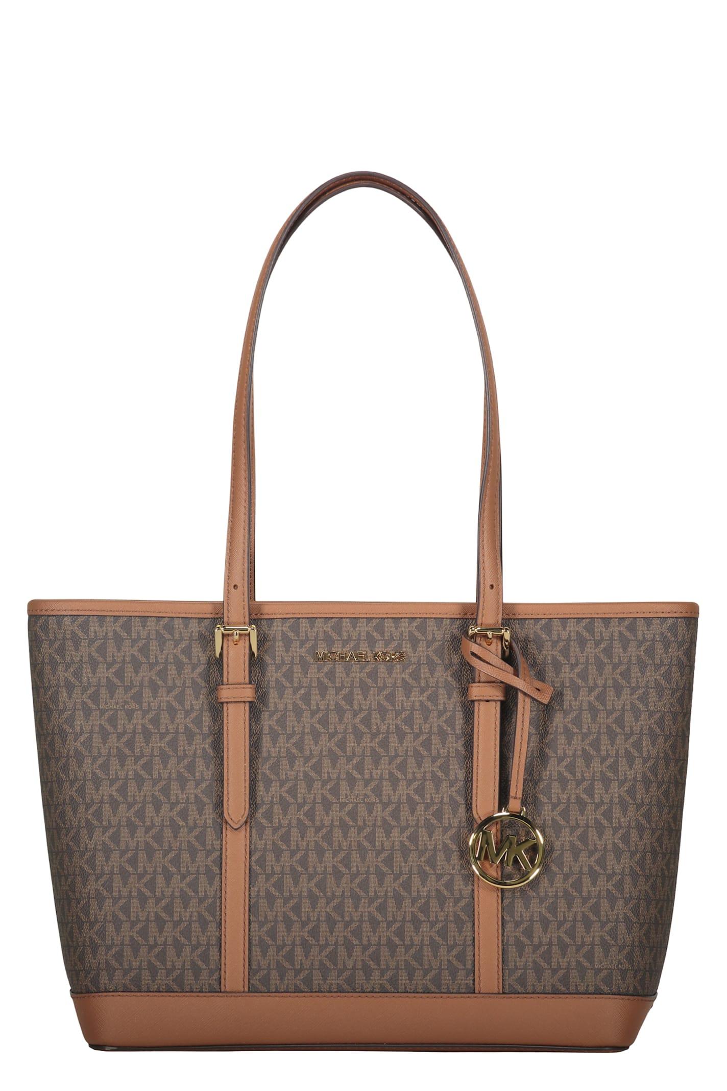 michael kors logo detail tote bag