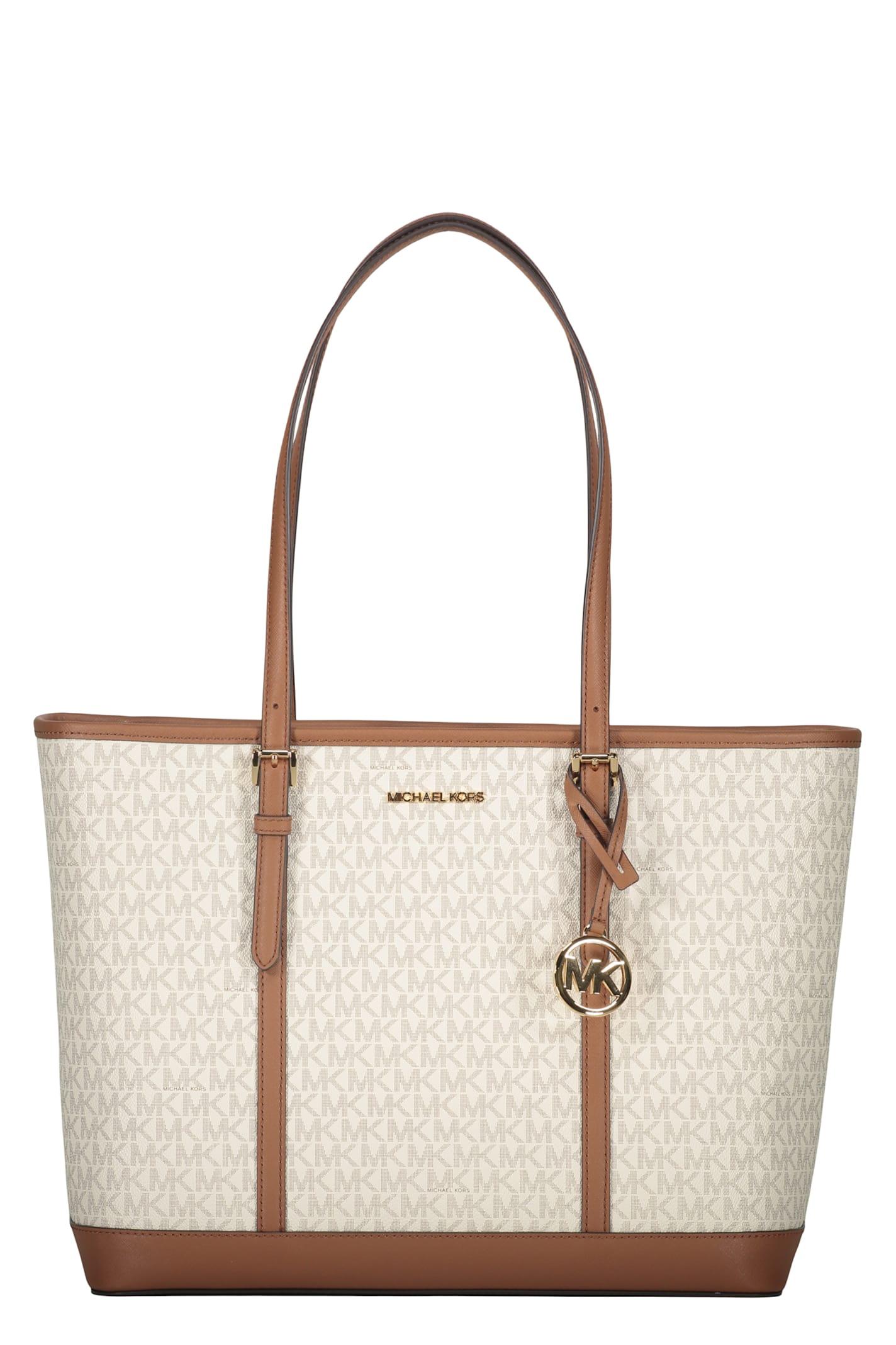 michael kors logo detail tote bag