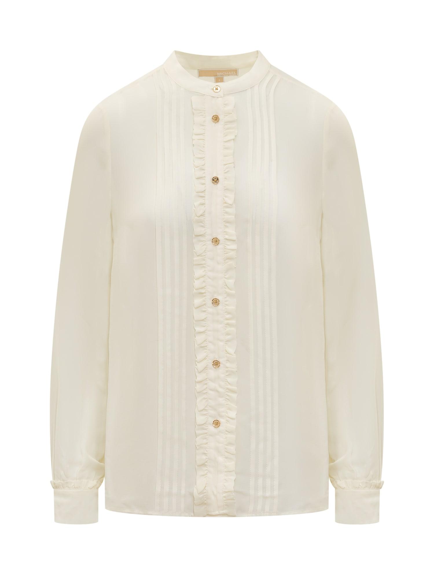 michael kors long sleeve button down blouse