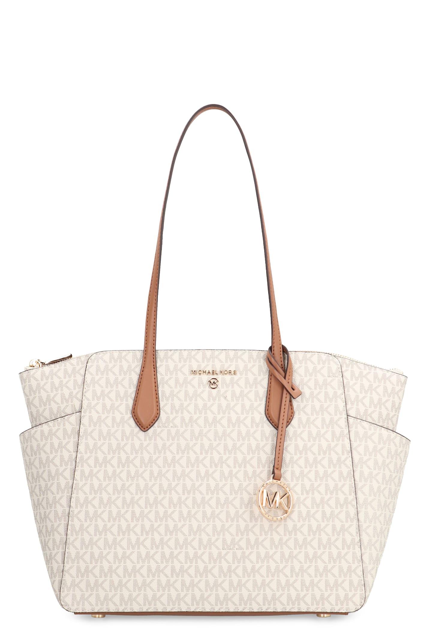 michael kors marilyn medium tote bag with logo
