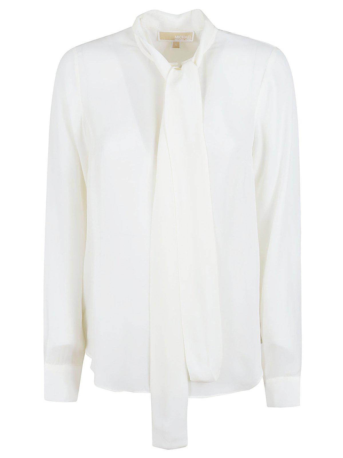 michael kors pussy bow blouse