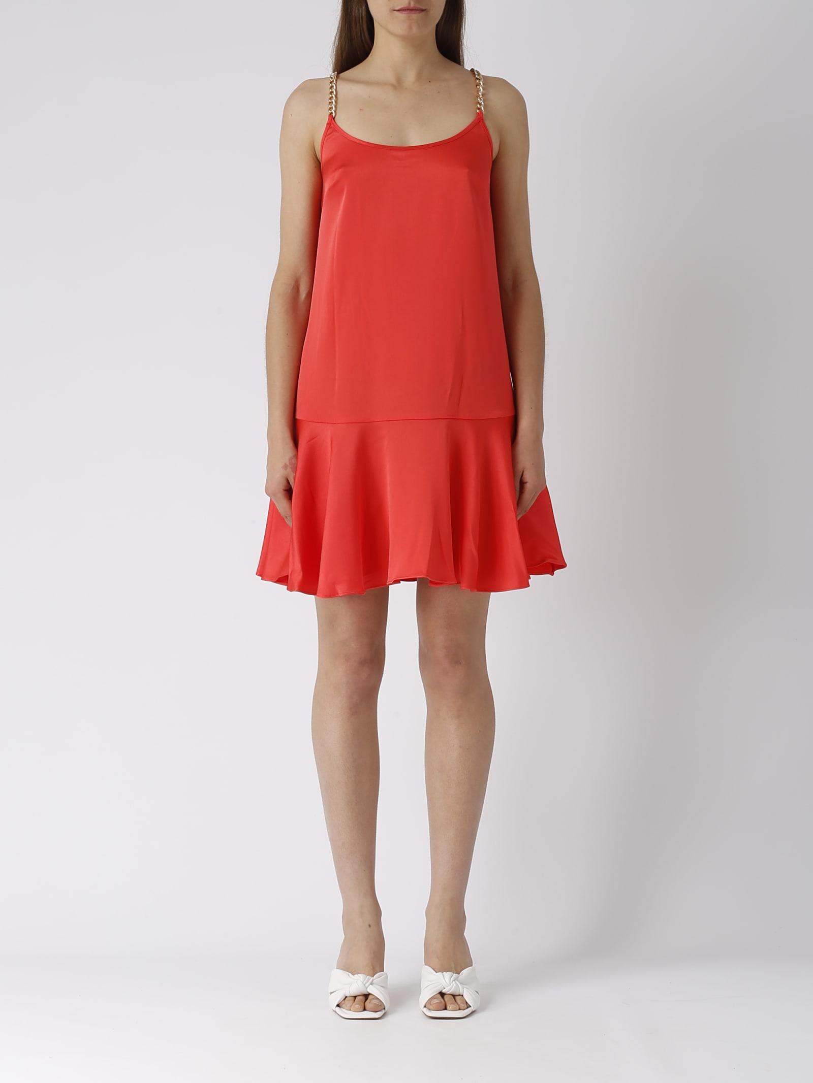 michael kors satin strap slip drs dress