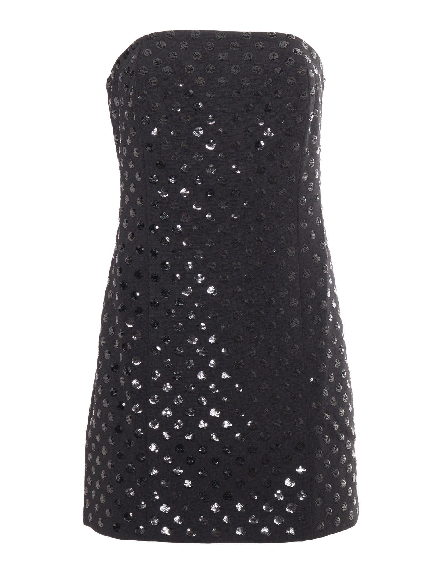 michael kors sequin dot mini dress