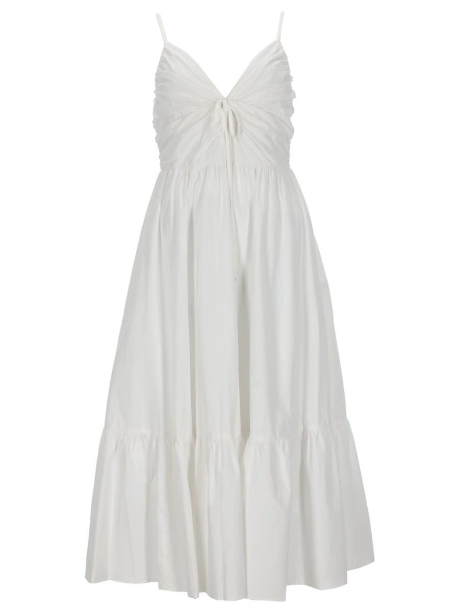 michael kors v-neck midi dress