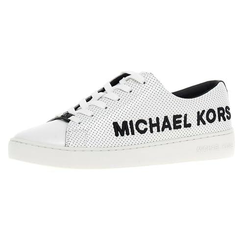 michael kors women's low-top sneakers, black, 7