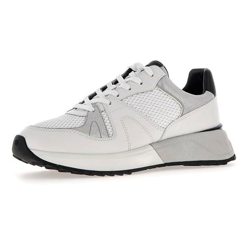 michael kors women's low-top sneakers, optic white multi, 5