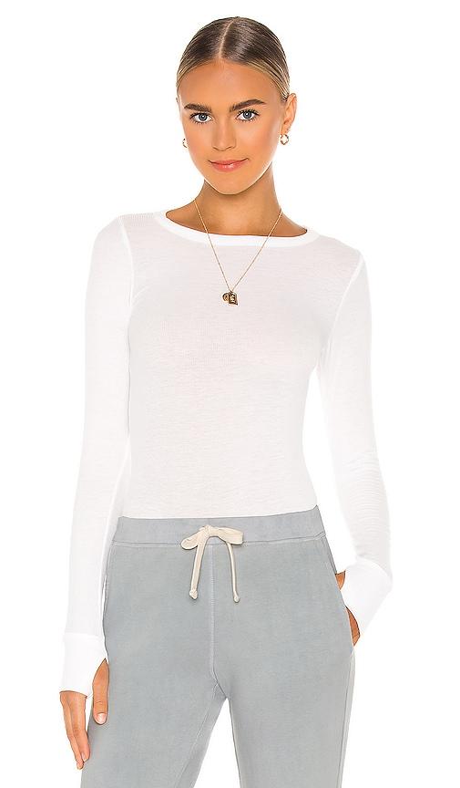 michael lauren alick tee in white.