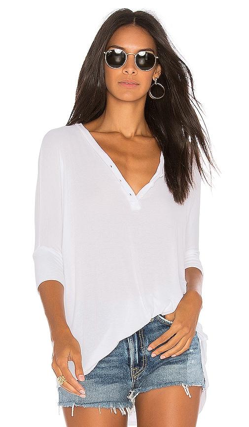 michael lauren amos tee in white.