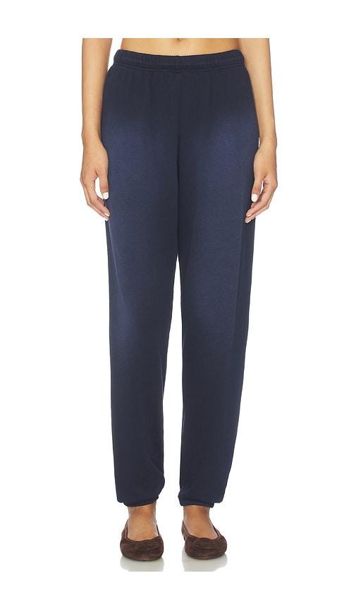 michael lauren george boyfriend sweatpant in navy.
