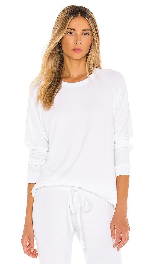 michael lauren james sweatshirt in white.
