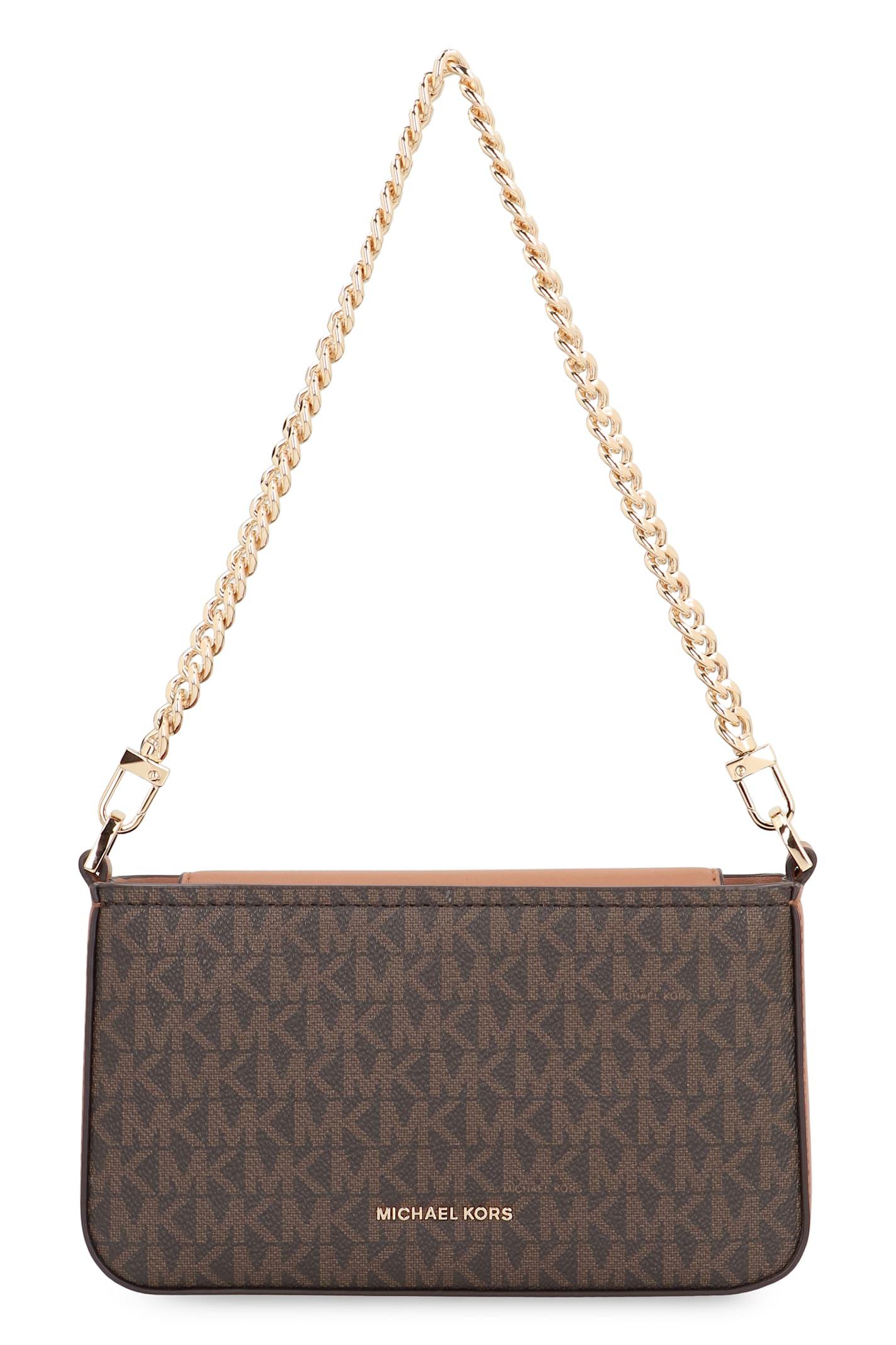 michael michael kors bryant pouch in printed canvas