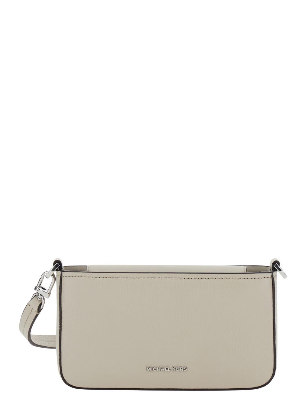 michael michael kors bryant small pochette in pebbled leather