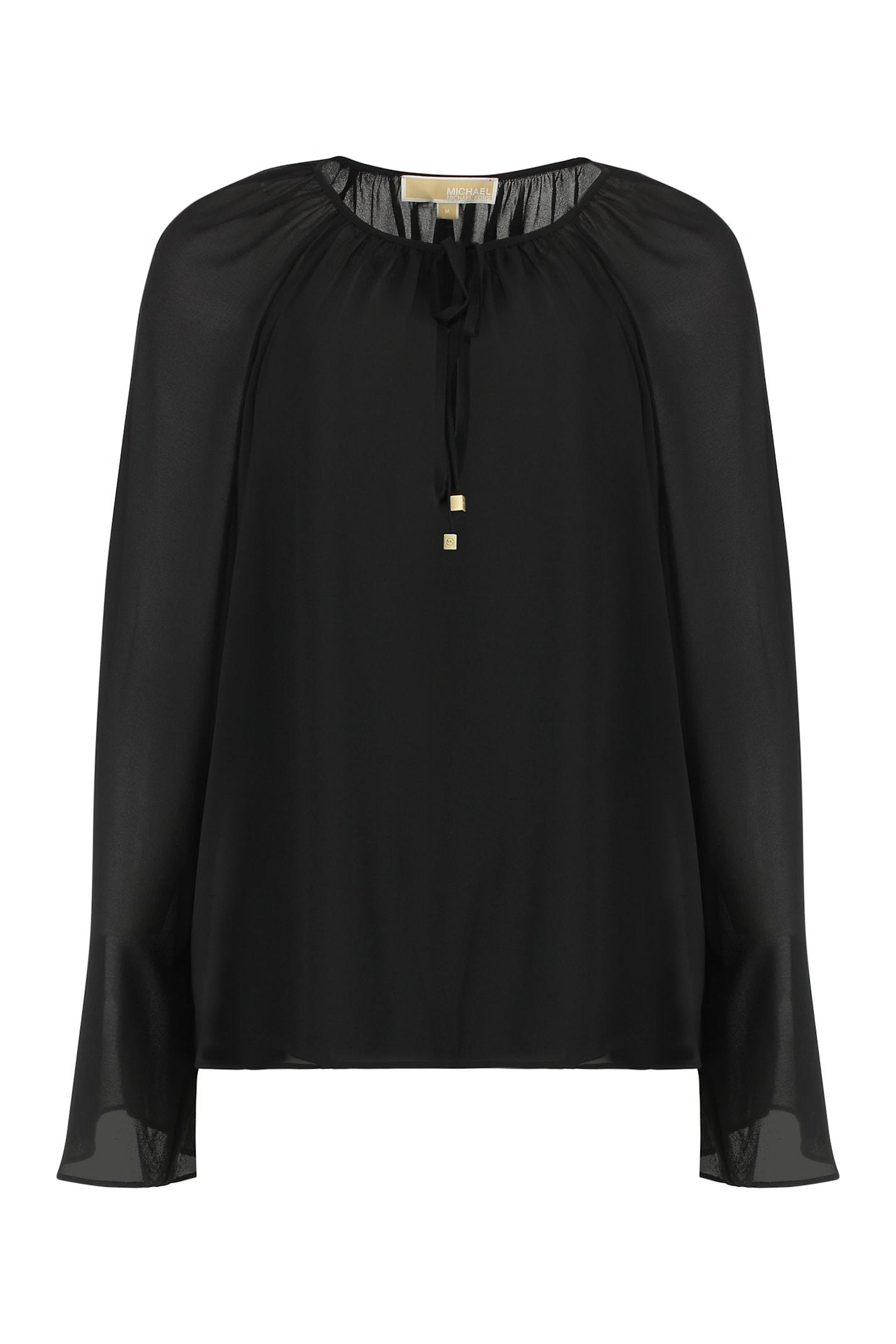 michael michael kors crêpe blouse