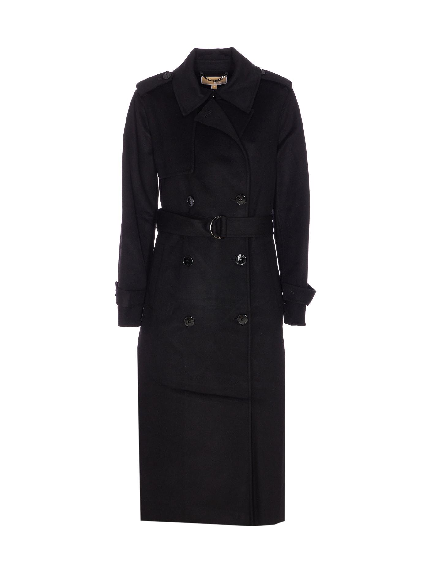 michael michael kors double breasted coat