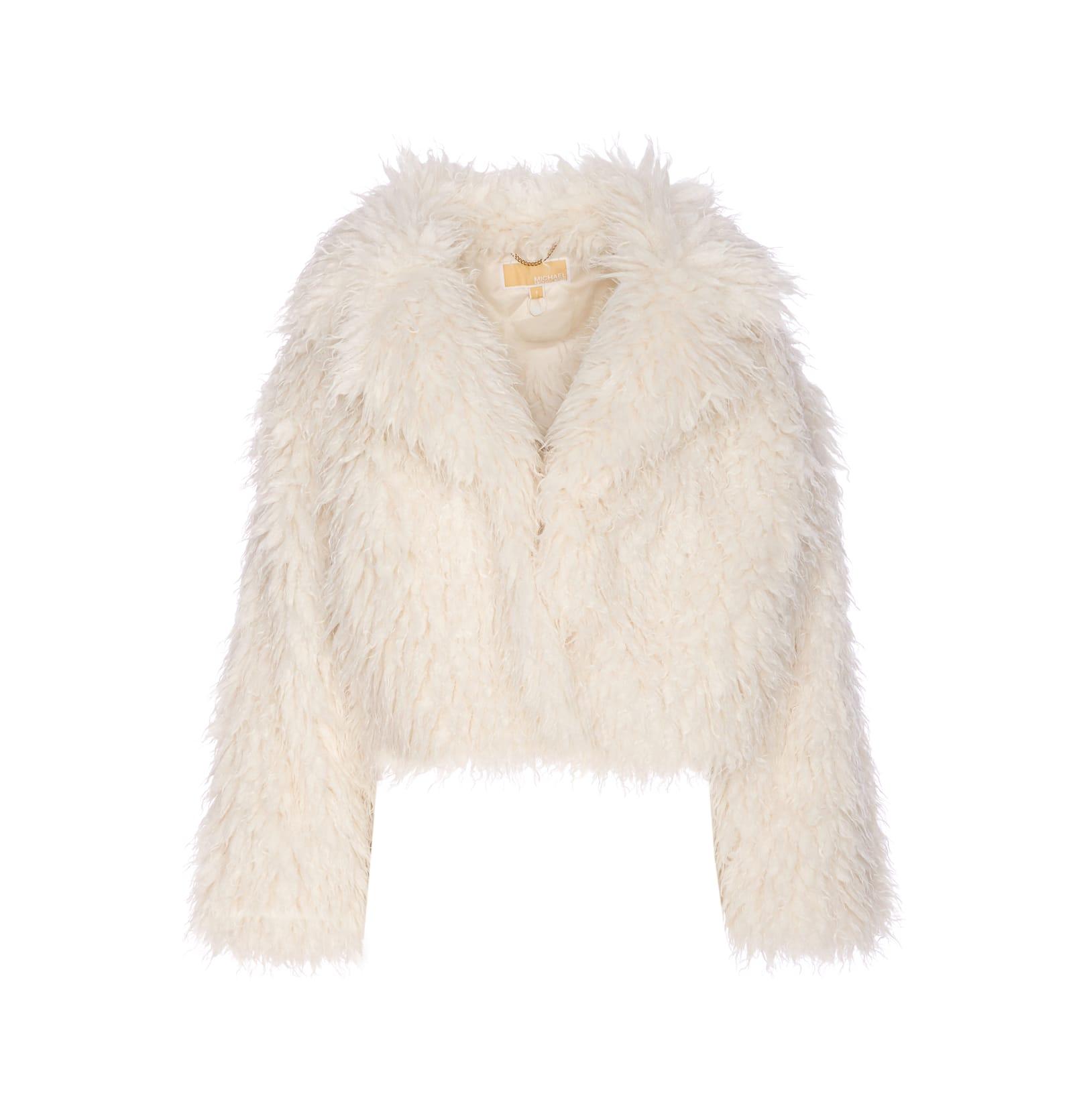 michael michael kors faux fur jacket
