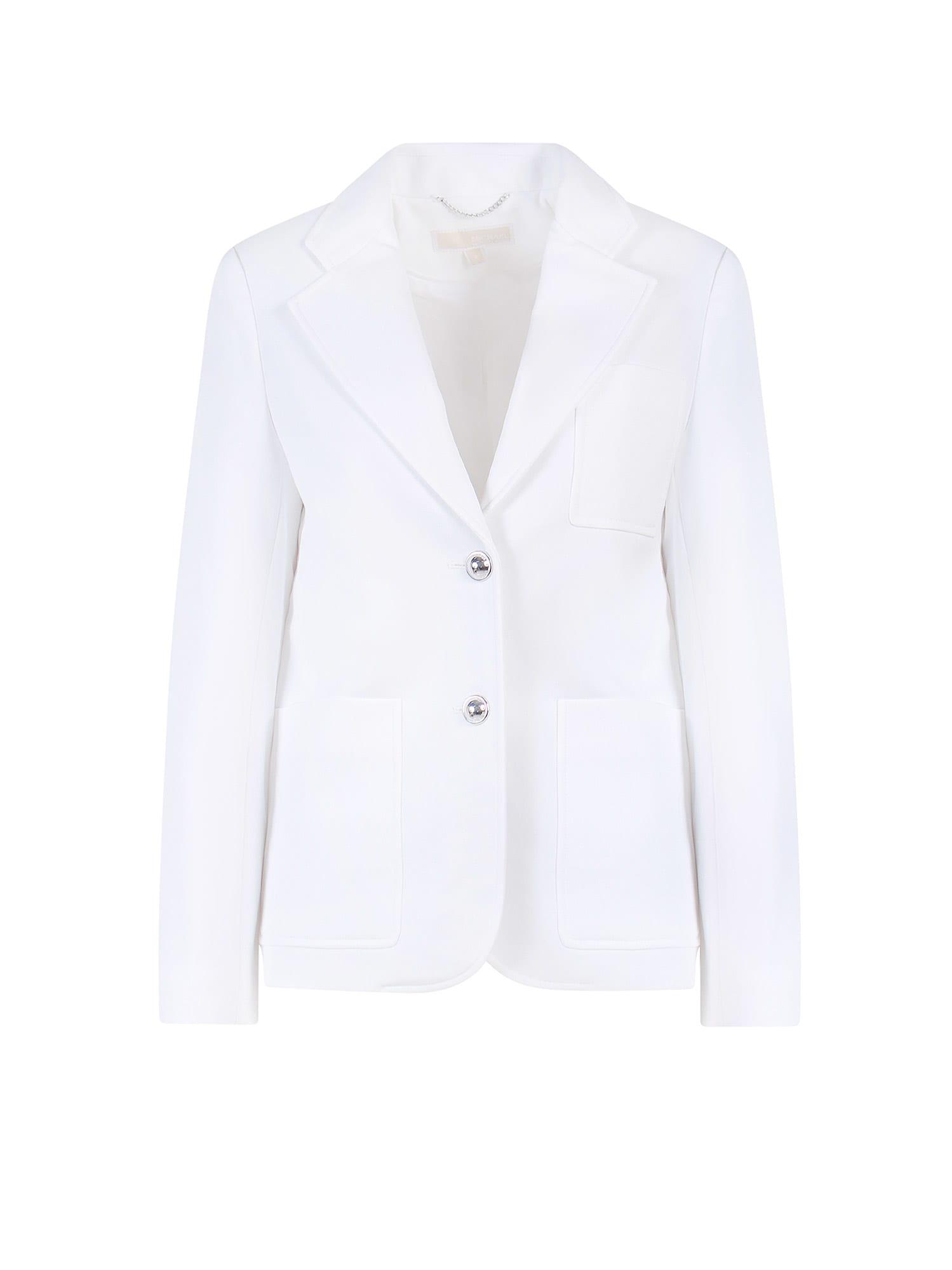 michael michael kors jacket with patch pockets