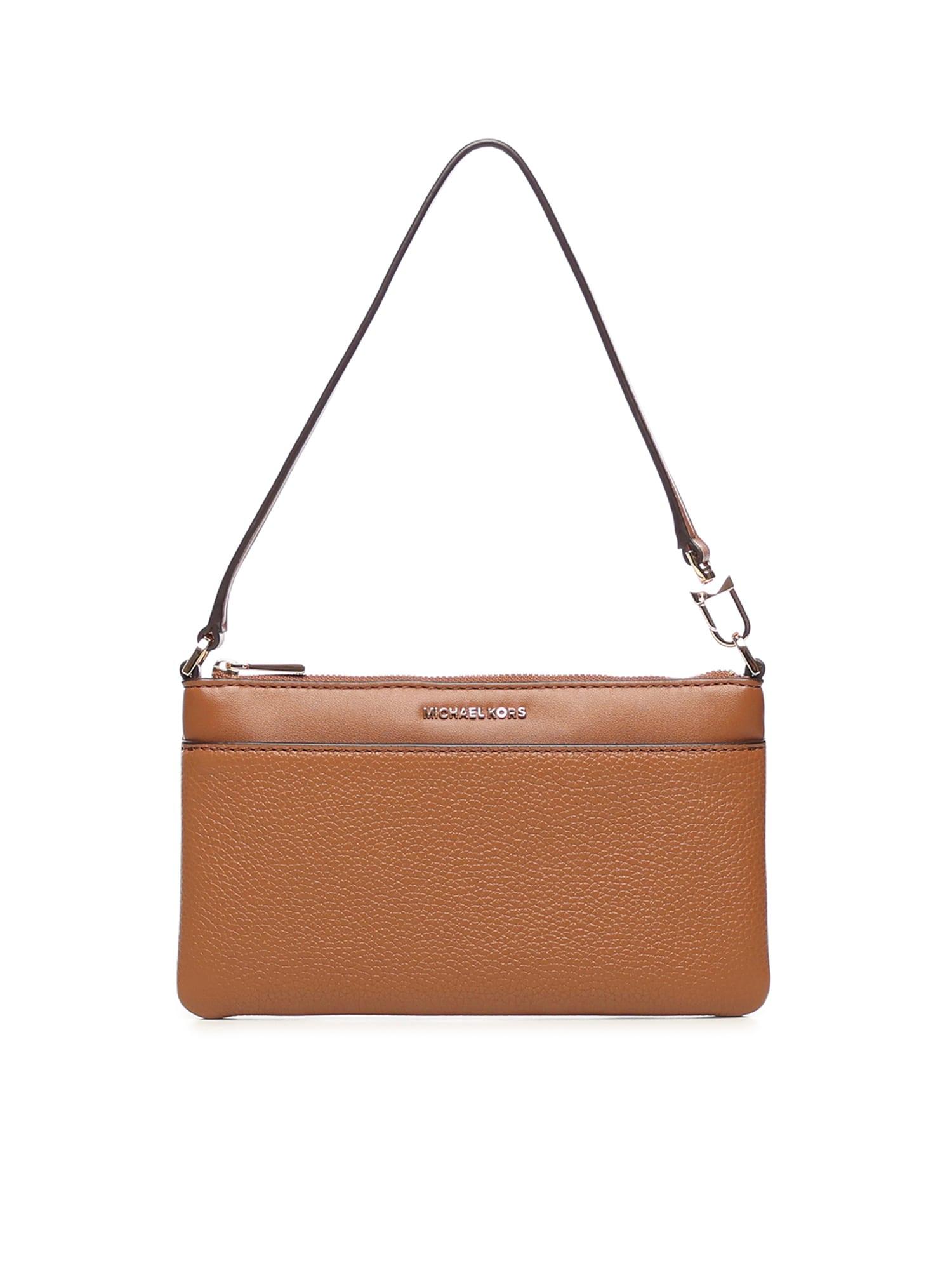 michael michael kors jet set medium leather wristlet