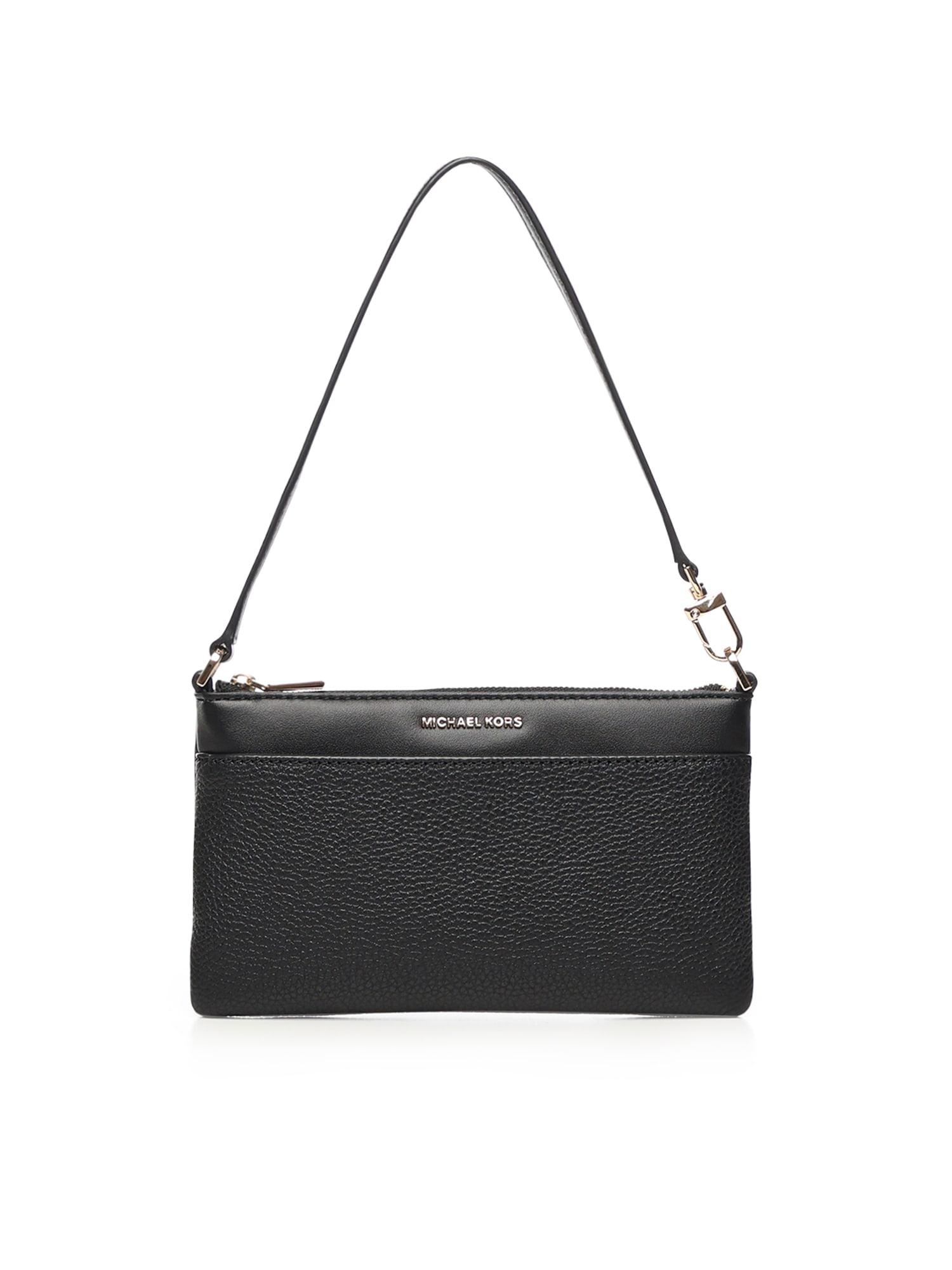 michael michael kors jet set medium leather wristlet