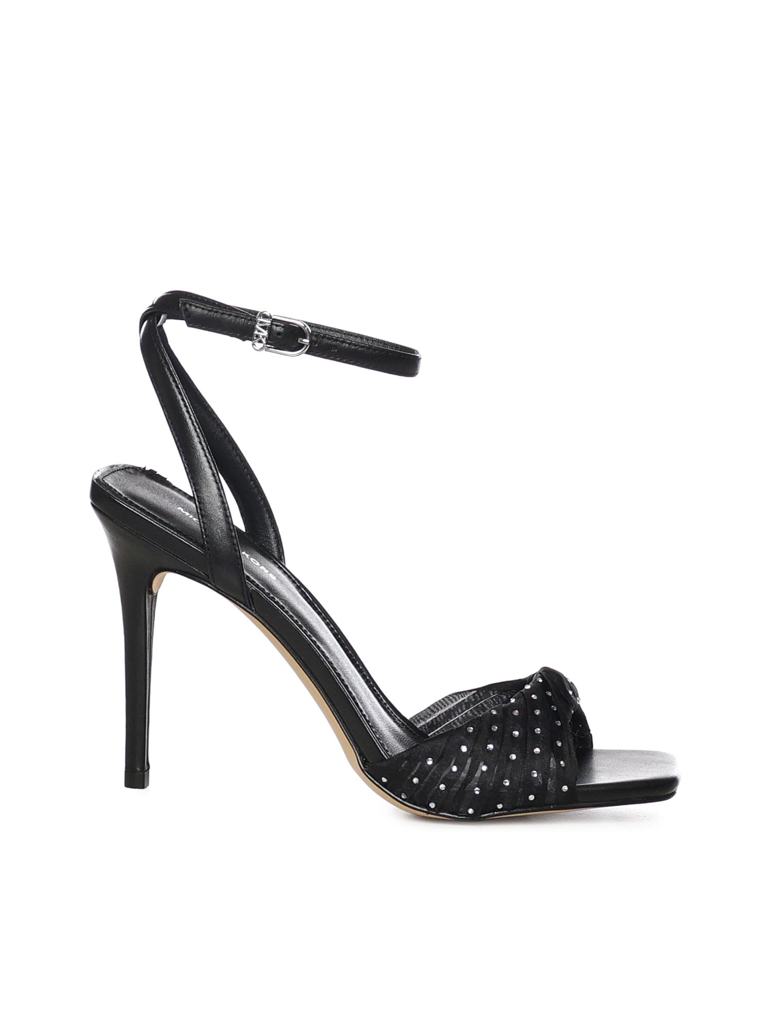 michael michael kors kiana tulle sandal with embellishments