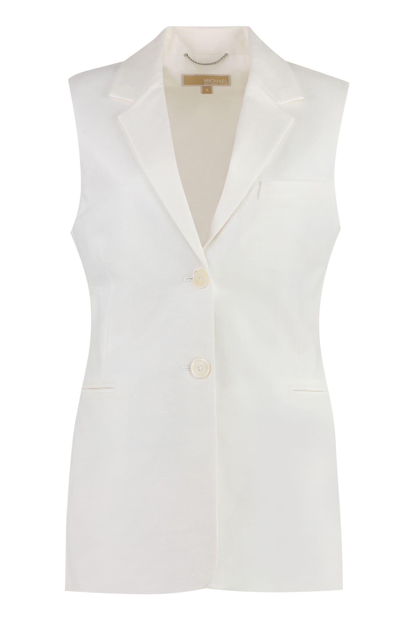 michael michael kors linen blazer