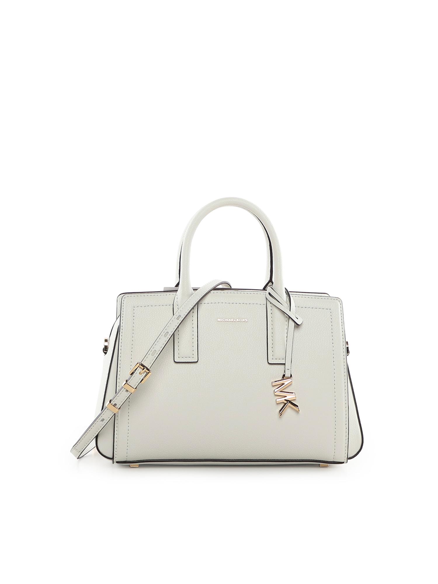 michael michael kors michael kors bags optic white cowskin - women