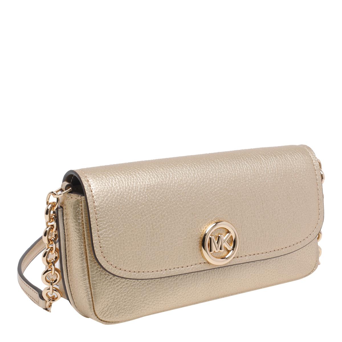 michael michael kors michael kors bags pale gold calf leather - women