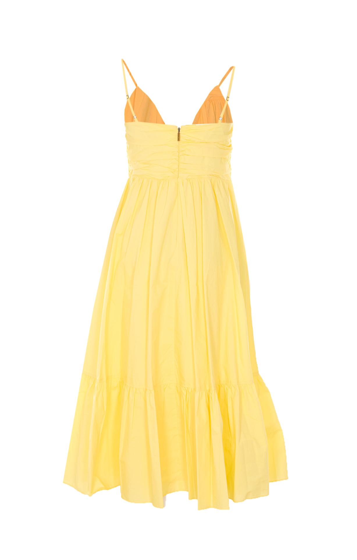 michael michael kors michael kors dresses yellow cotton - women