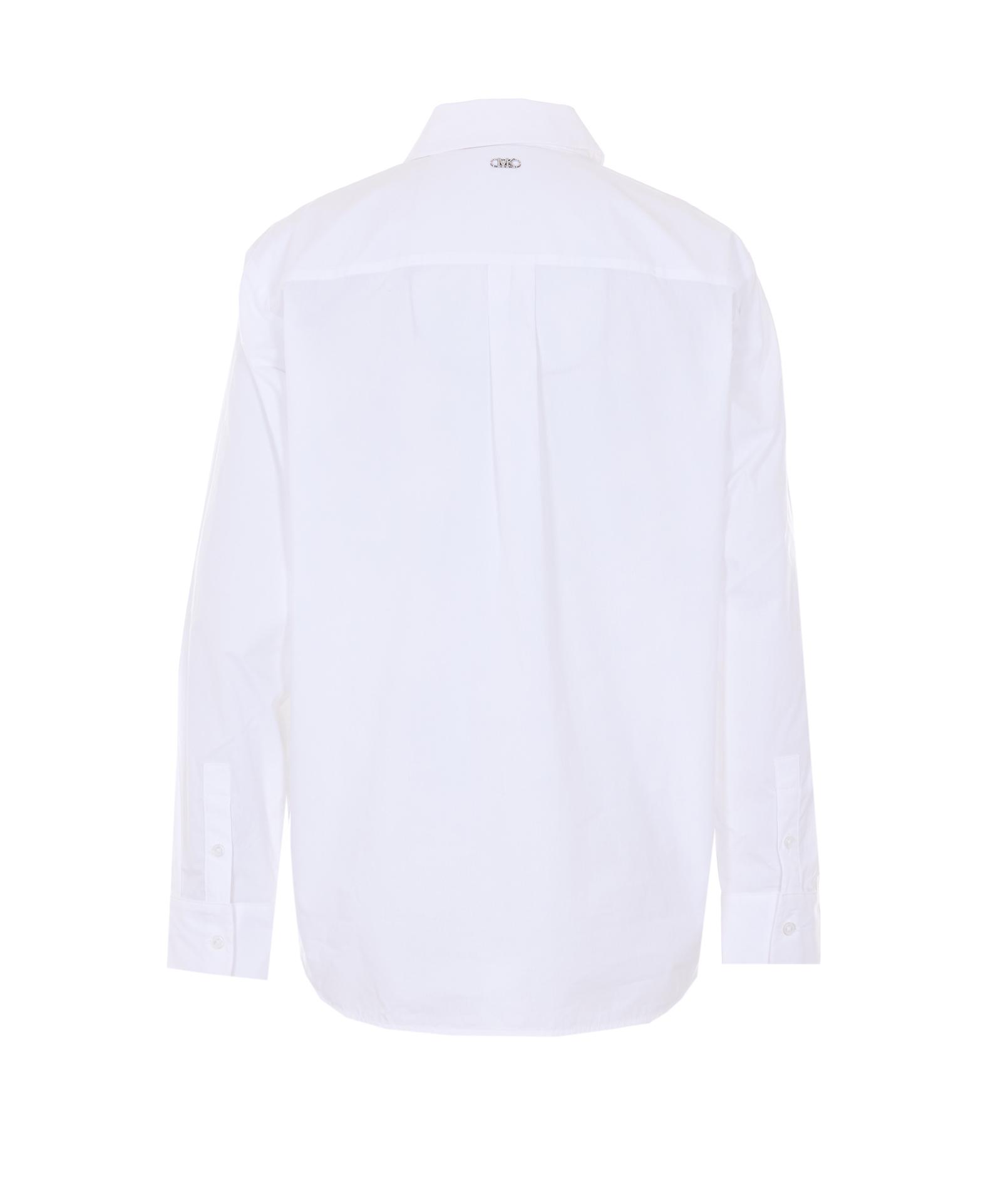 michael michael kors michael kors shirts white cotton - women