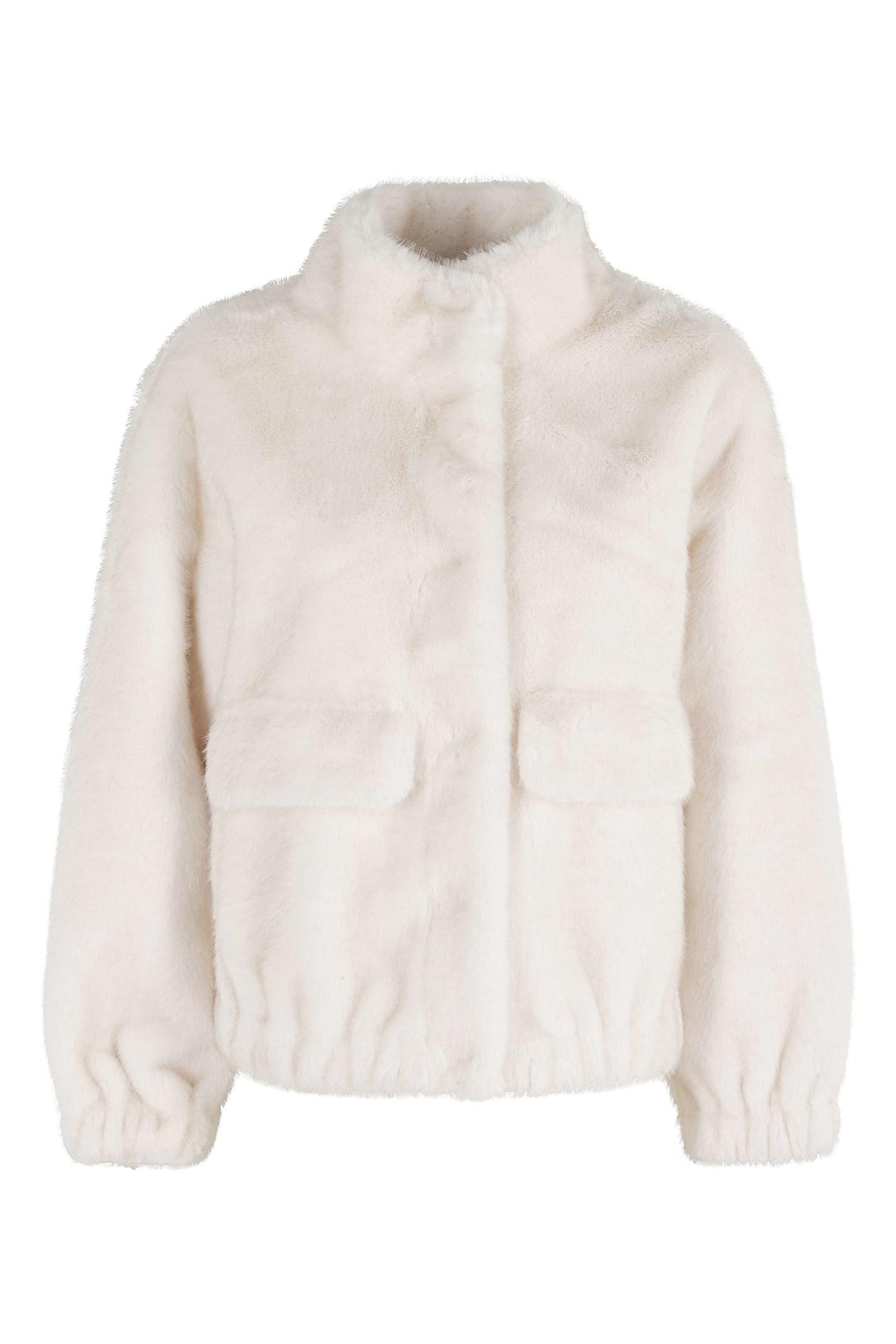 michael michael kors short fx fur jacket