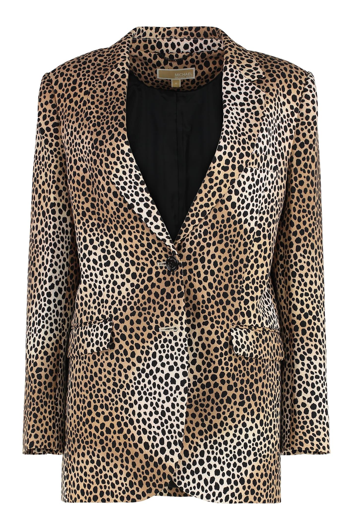 michael michael kors single-breasted two-button blazer